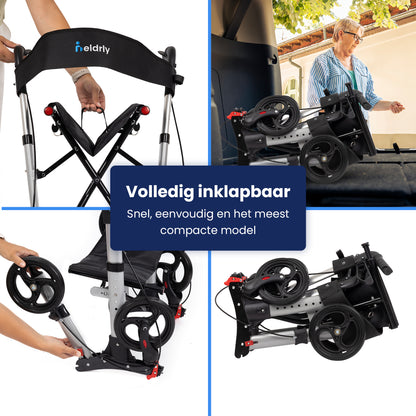 Lichtgewicht rollator + wandelstok